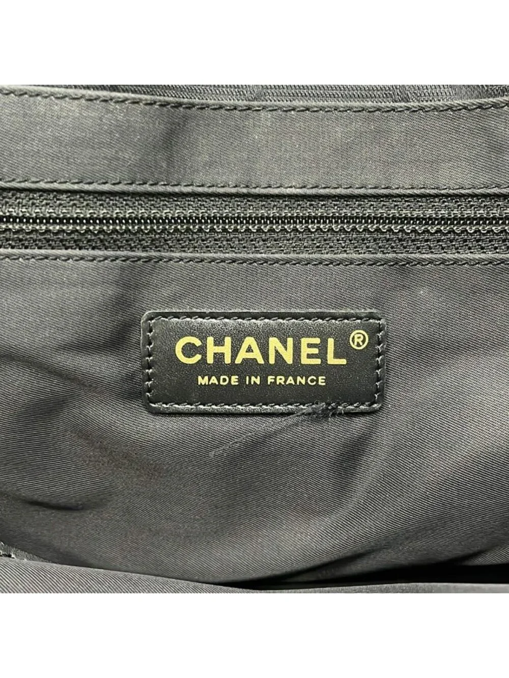 Chanel Tote Bag New Travel Line PM Black Leather